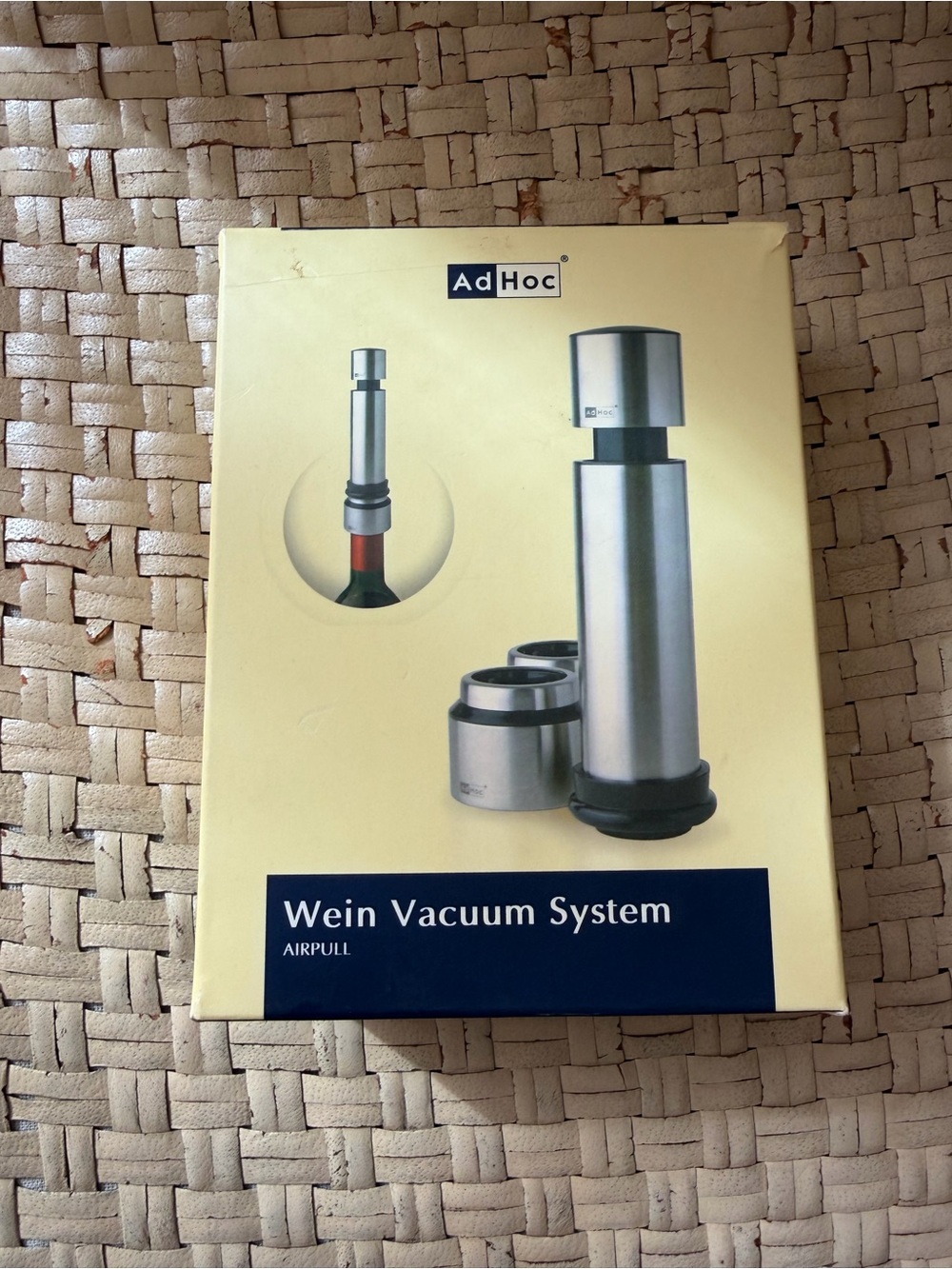 AdHoc Wein Vacuum System - Stainless Steel Vacuum Wine Artator